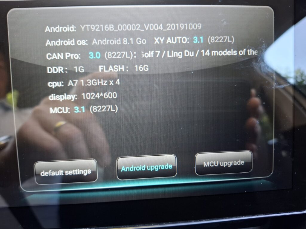 YT9216 System info
